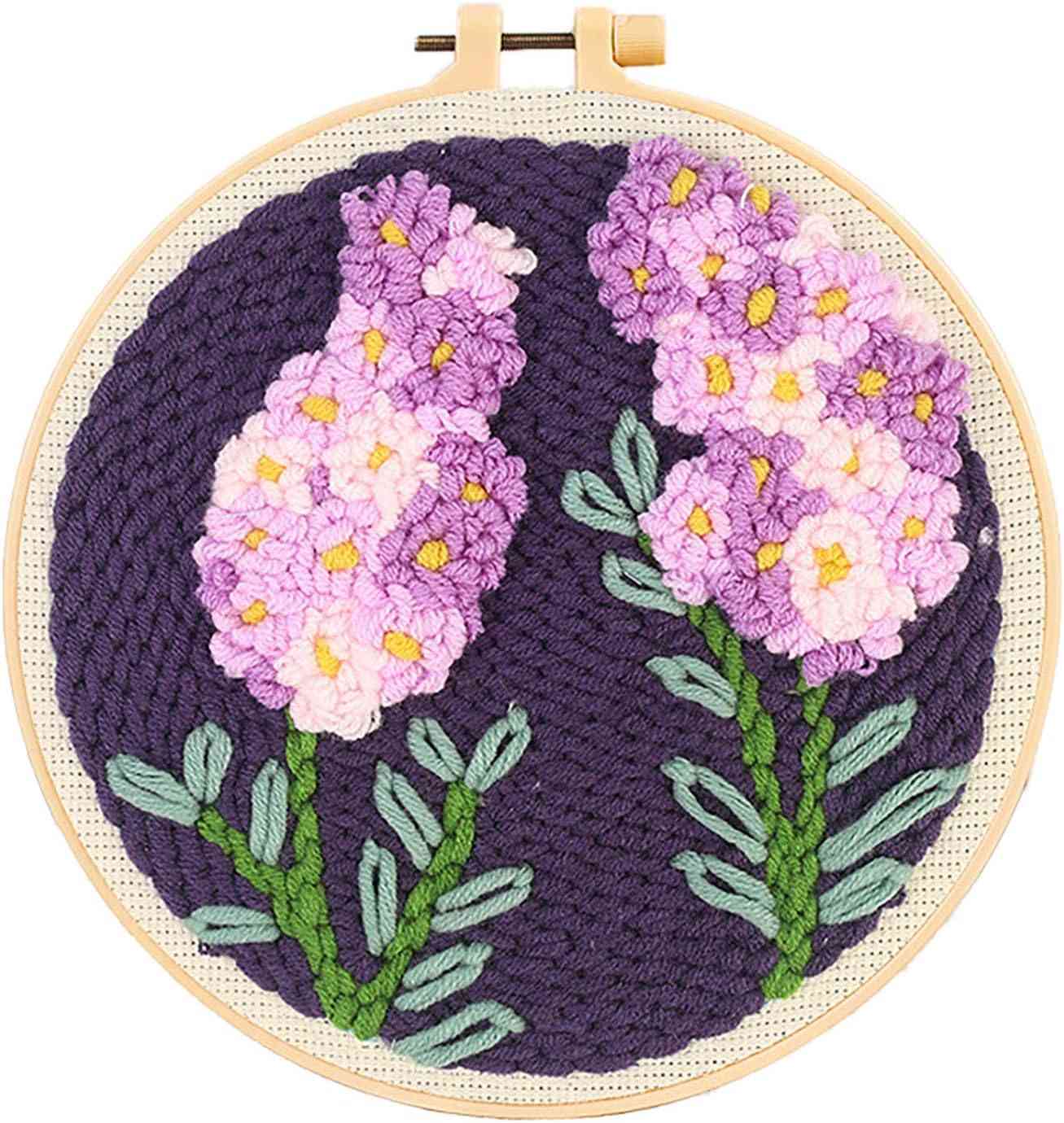 Punch Needle Kit - Hyacinth