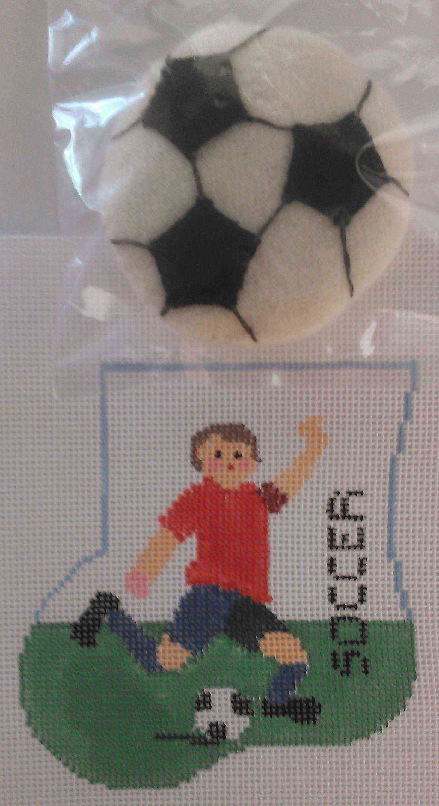 Mini-sock with Insert - Boy Soccer with Ball