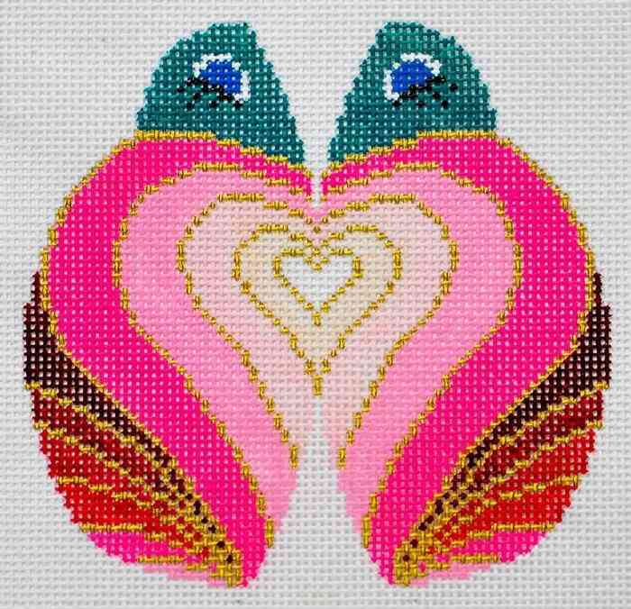 Petite Lady Bug - Multi-Layered Heart