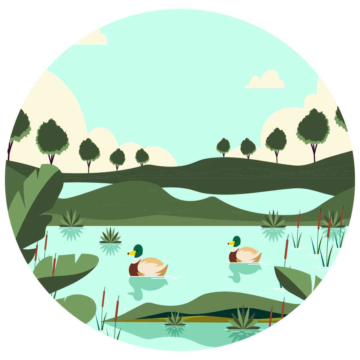 Travel Round - River