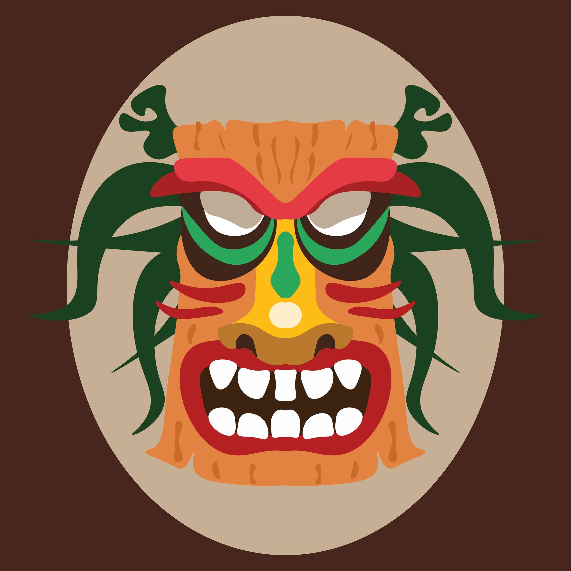 Angry - Brown Luau