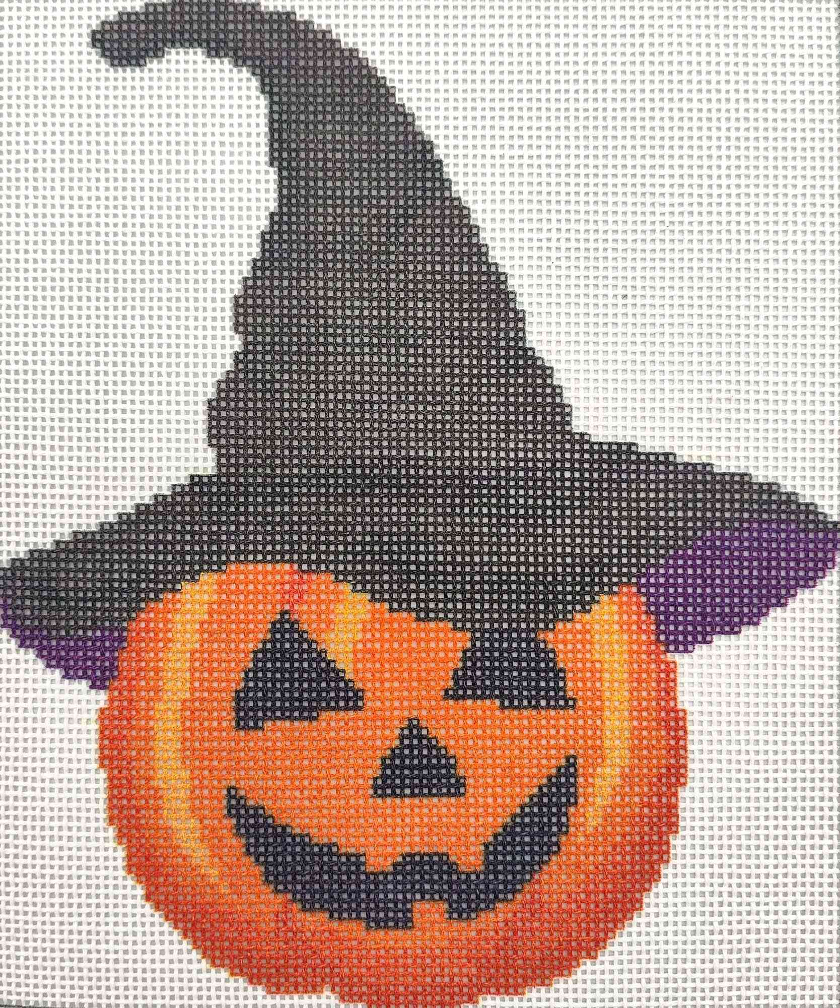 Jack O' Lantern with Witch Hat