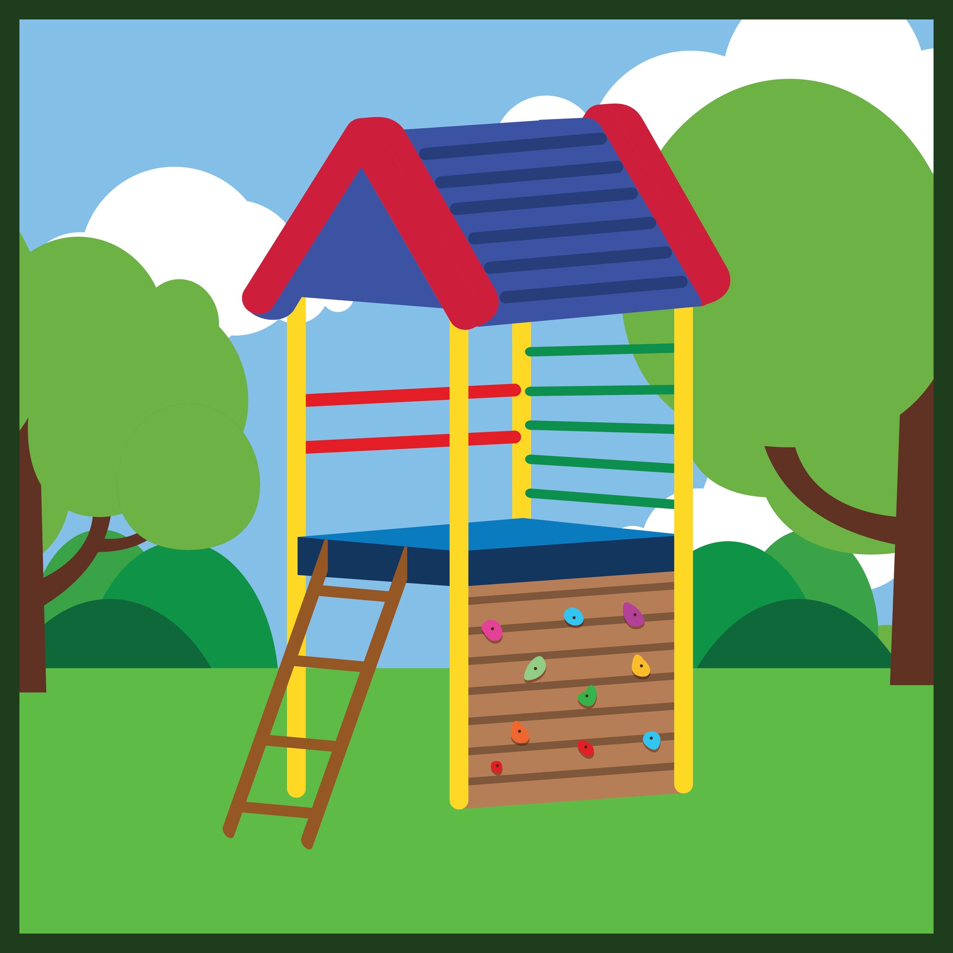 Kids Playground-Playhouse