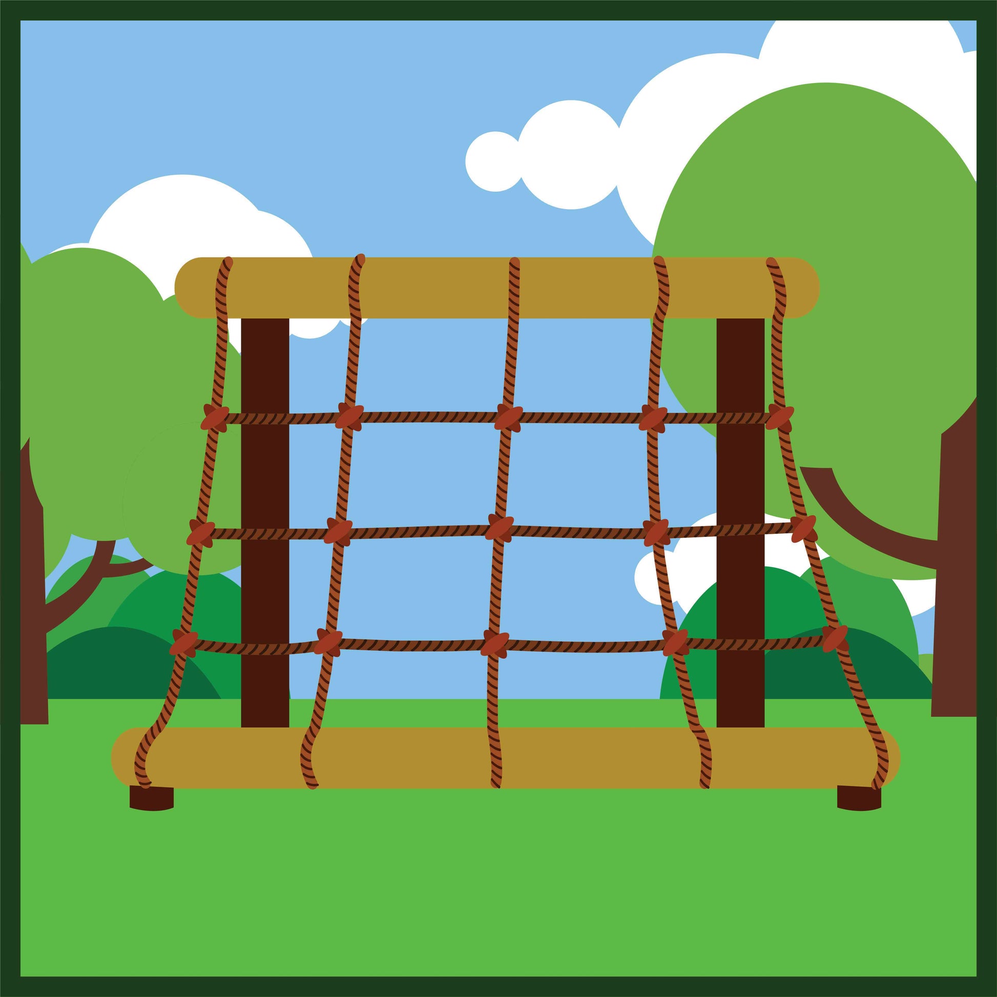 Kids Playground-Rope Climbing