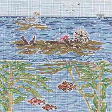 Floating Sea Otter