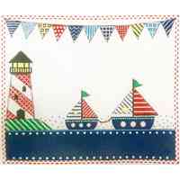 PATTERNED SAILBOATS