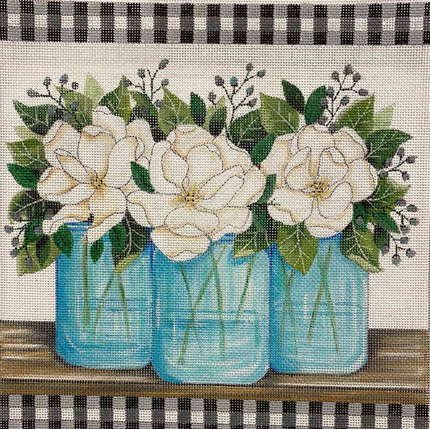 MAGNOLIAS AND MASON JARS