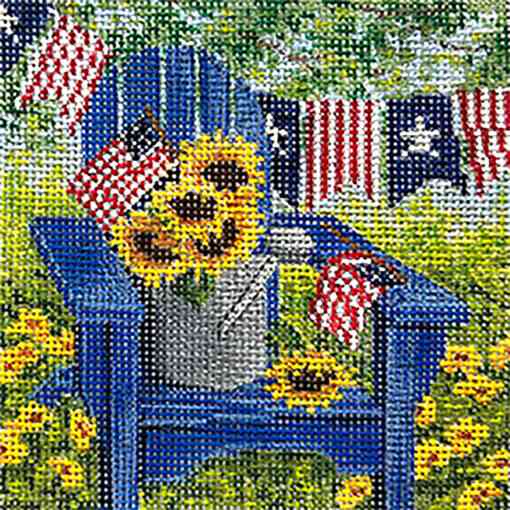 4th OF JULY ADIRONDACK CHAIR
