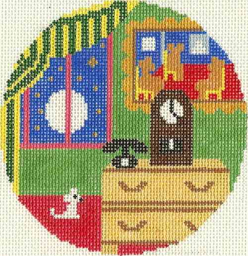 Bears in Chairs Ornament