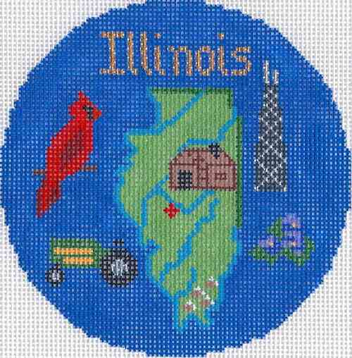 Illinois Ornament