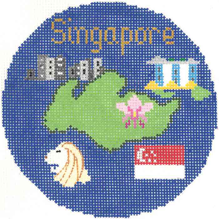 Singapore Ornament