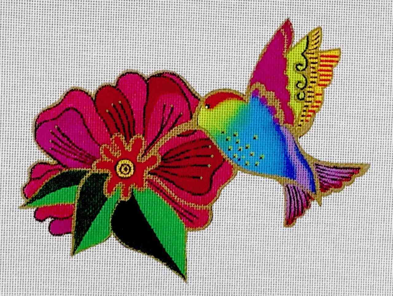 Hummingbird with Flower - Laurel Burch