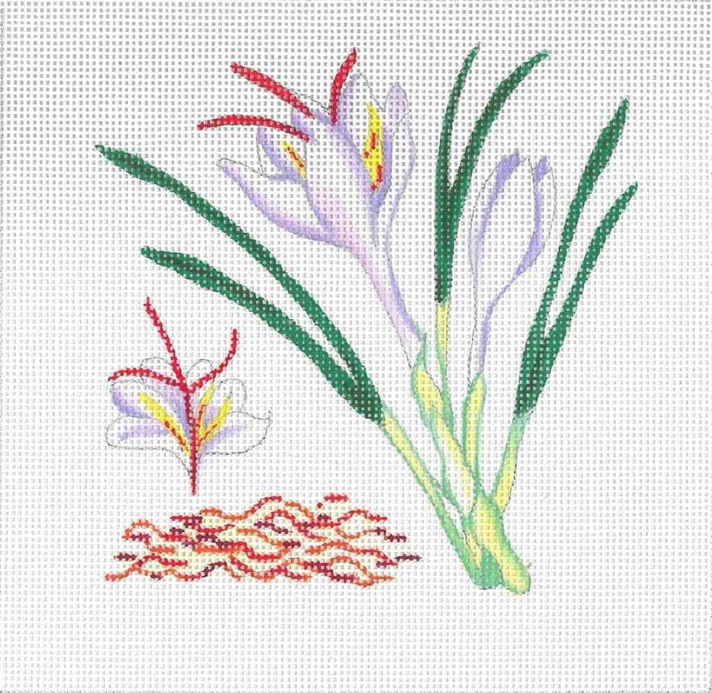 Botanical Spice Tile - Saffron