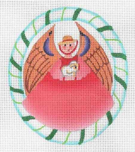 Sugar Plum Angel - Coral Red Skirt