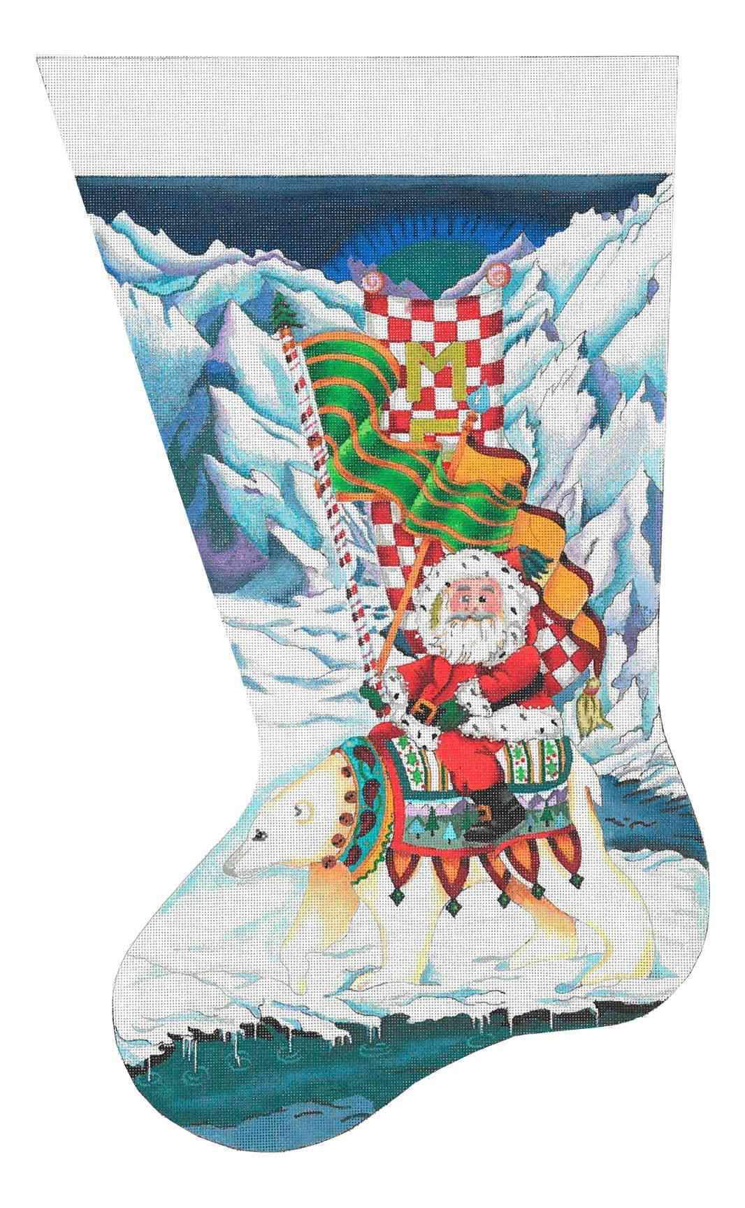 Polar Santa Stocking (Right)