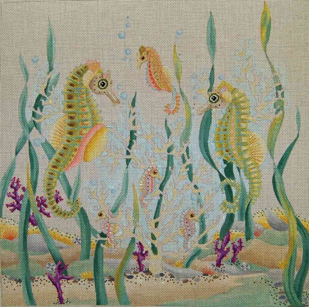 Seahorses Pillow
