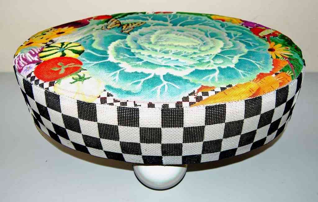 Bountiful Garden Footstool