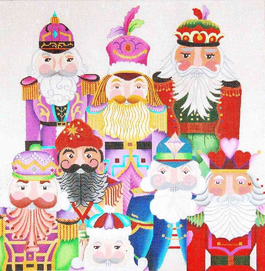 Jolly Nutcracker Pillow - 3 faces
