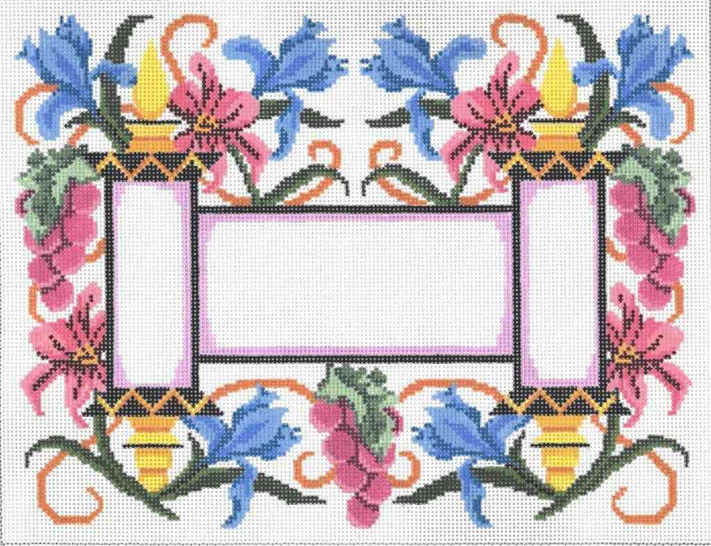 Torah Flowers Tallis Pink