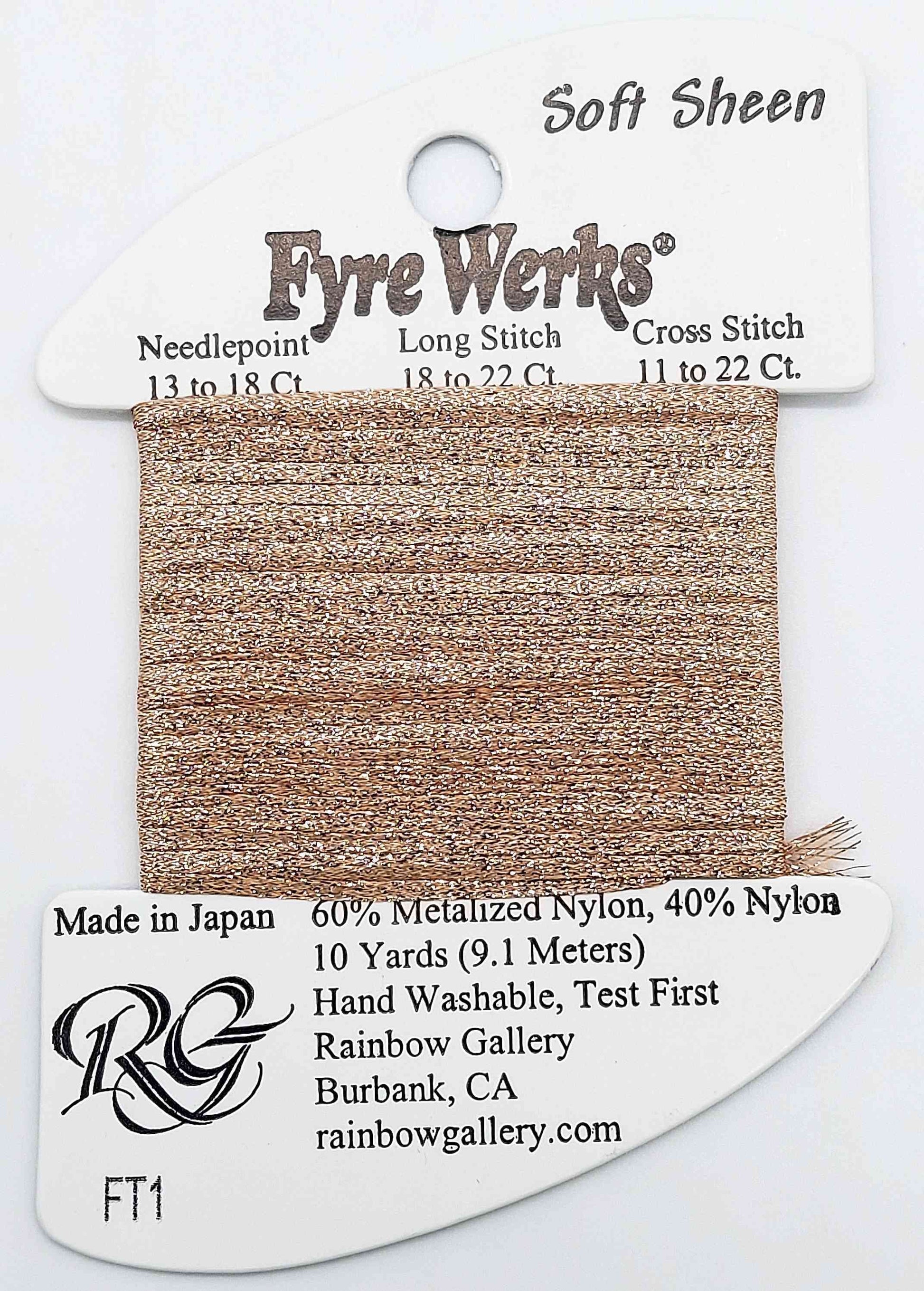 Fyre Werks Soft Sheen - Assorted Colors