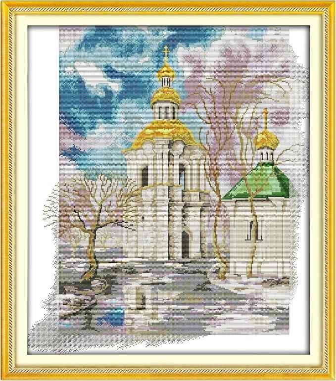 Cross Stitch Kit- Winter Castle