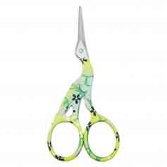 Floral Stork Scissors - lightÃ‚Â green