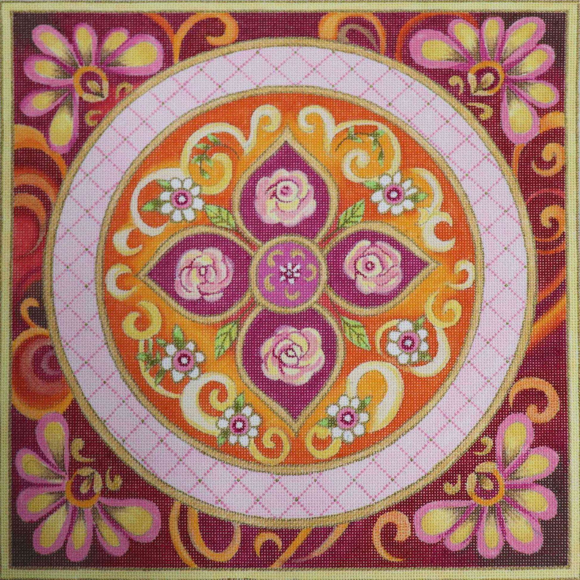 Pink Medallion