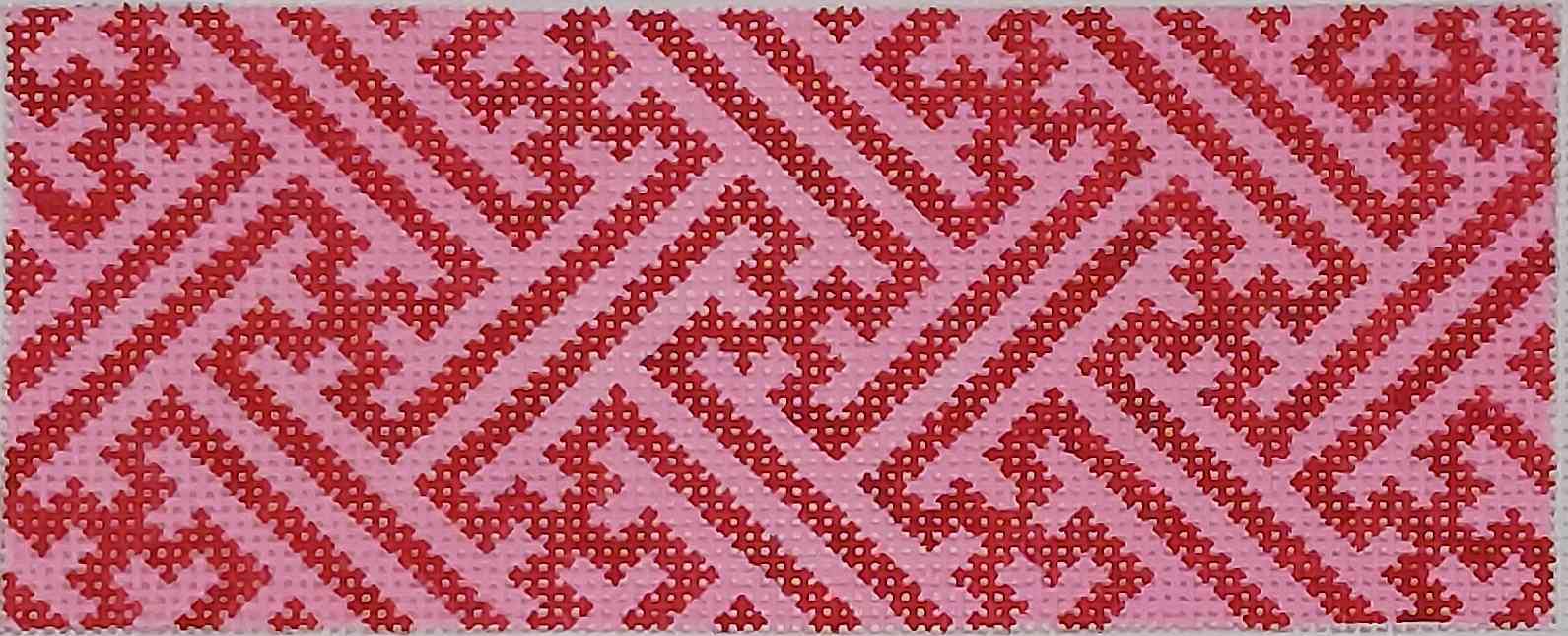 chinoiserie Lattice-red/pink