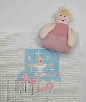 Mini Sock with Insert - w/Ballerina