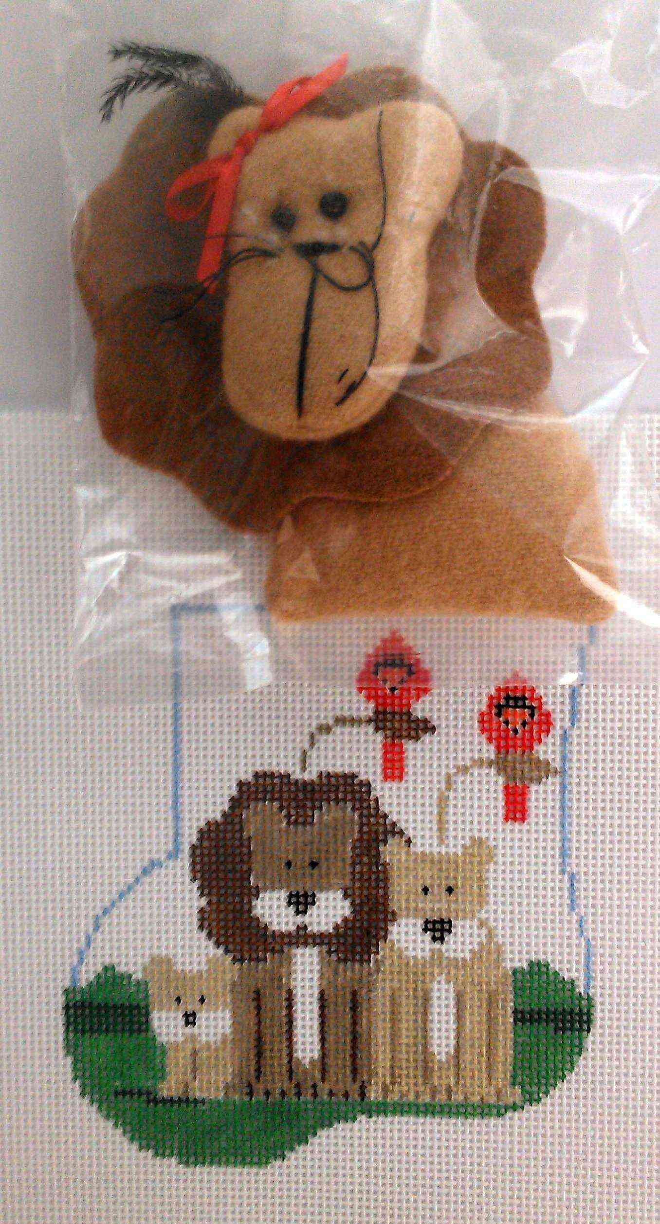 Mini-sock with Insert - Lion Family with Lion