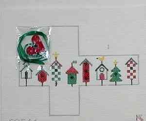 Packages Ornament - Birdhouses in a row