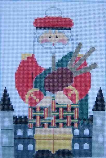International Santa - Scottish Bagpiper