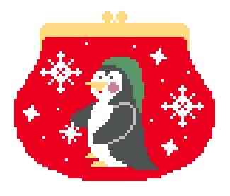 Purse Ornament - Penguin