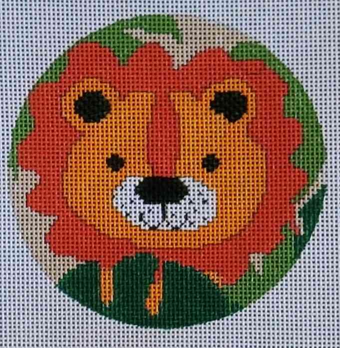 Lion Ornament Round