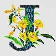 Alphabet Floral - J - Jasmine