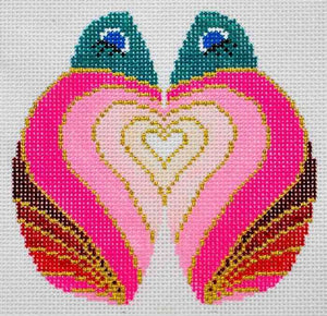 Petite Lady Bug -  Multi-Layered Heart