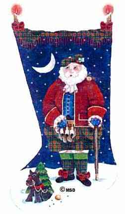 SCOTTSH SANTA SOCK