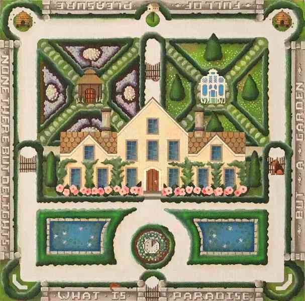 GARDEN HOUSE PILLOW