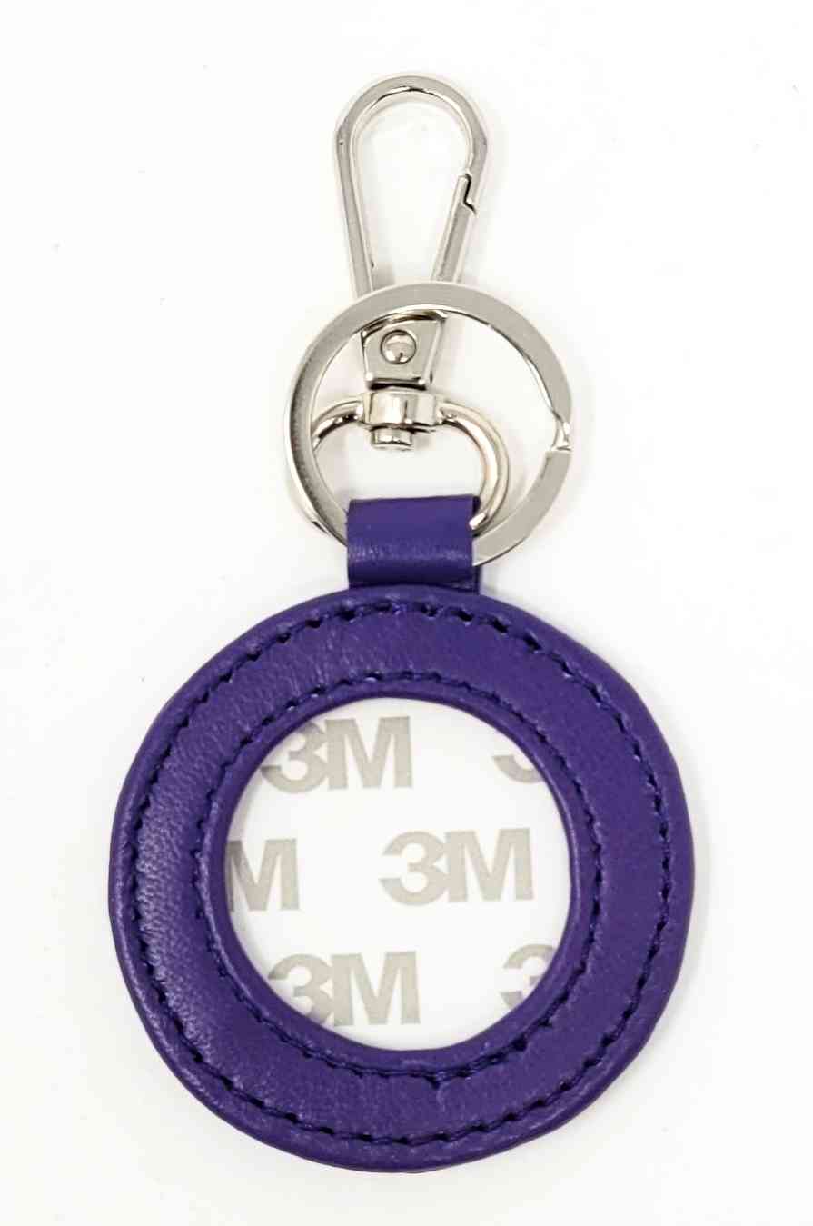 Key Fob - Leather - Assorted Colors - MedPurple