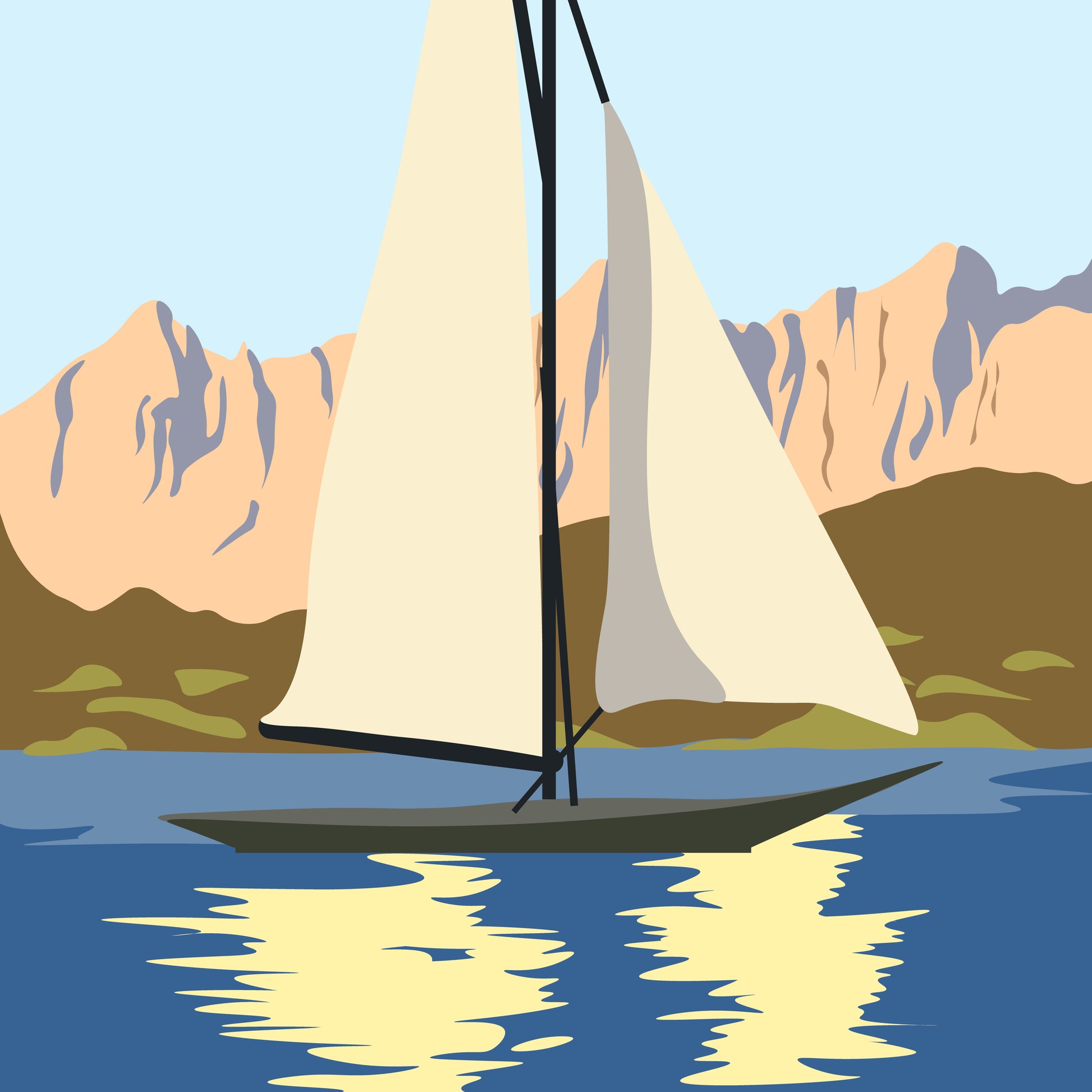 Sailing by the bay
