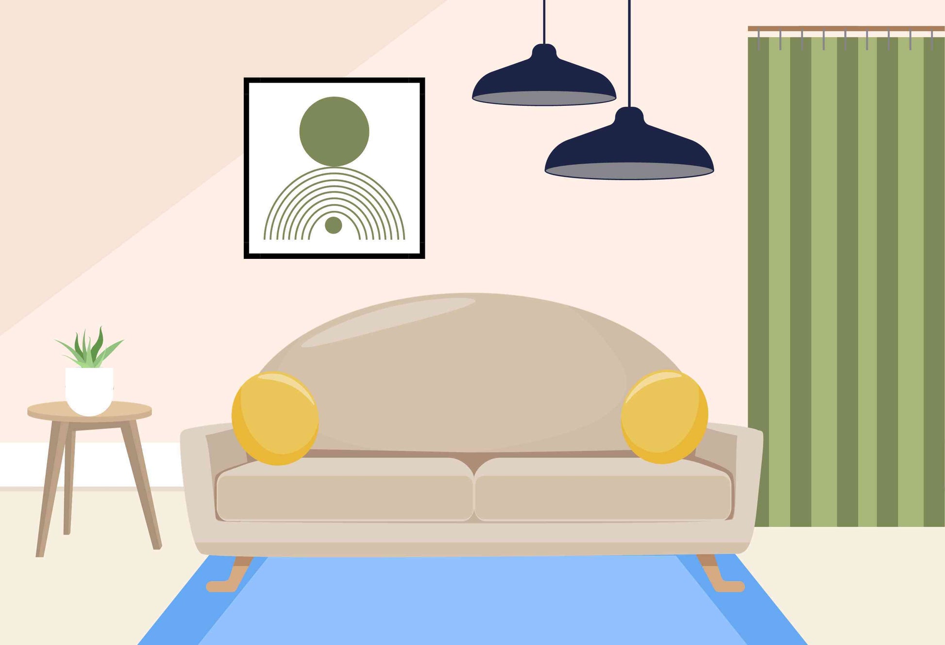 Warm Living Room