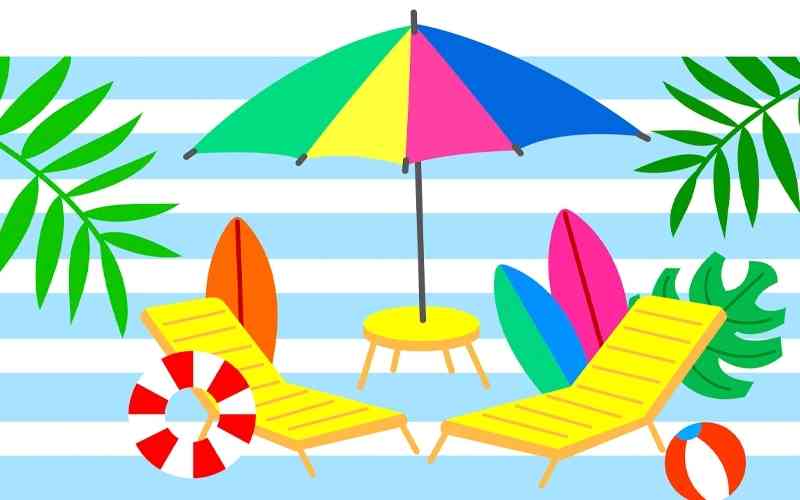 Beach Lounge Area
