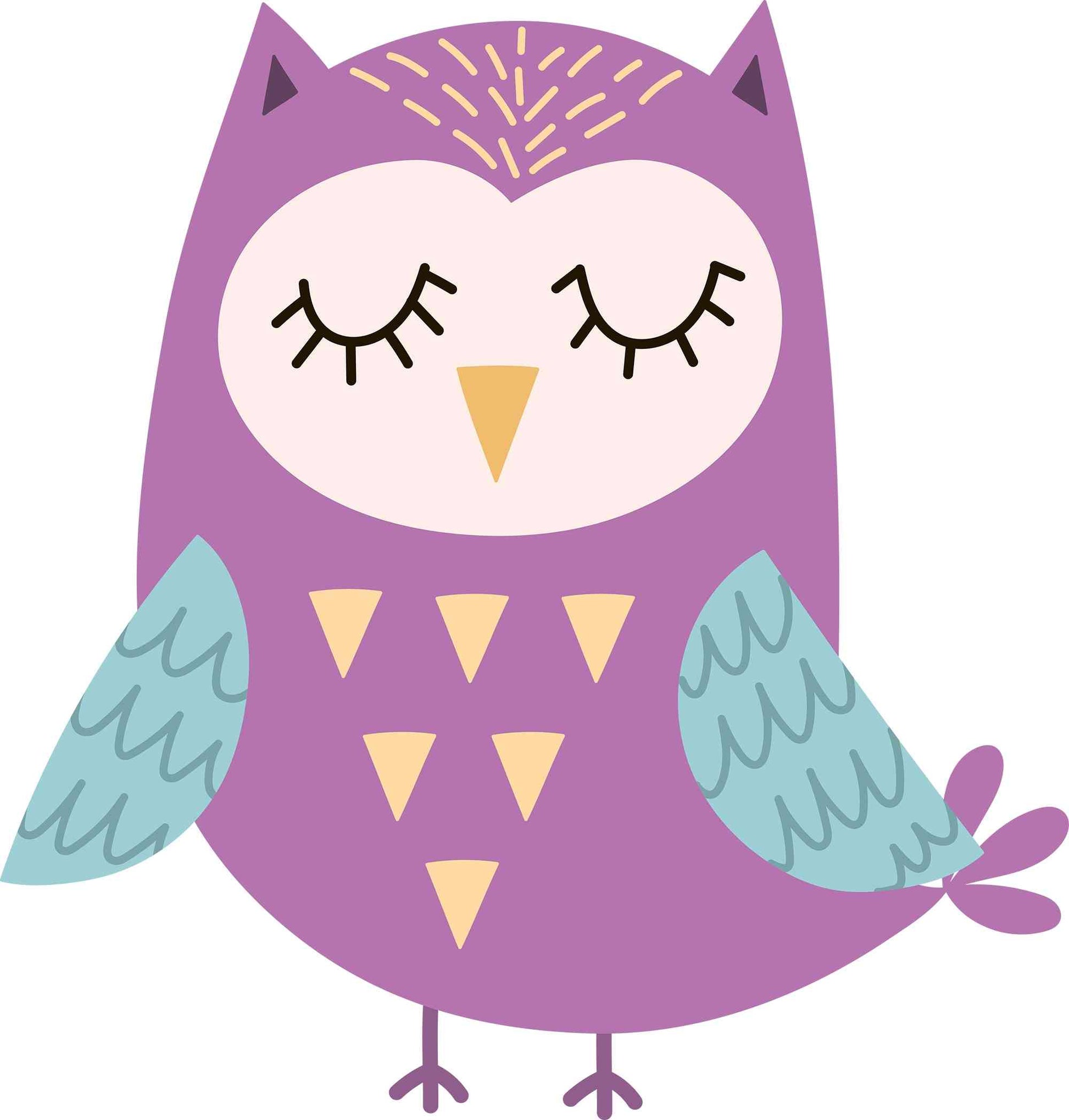 Owl Tales - purple