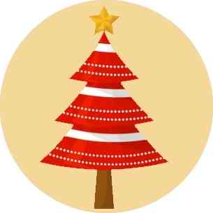 Festive Red Tre