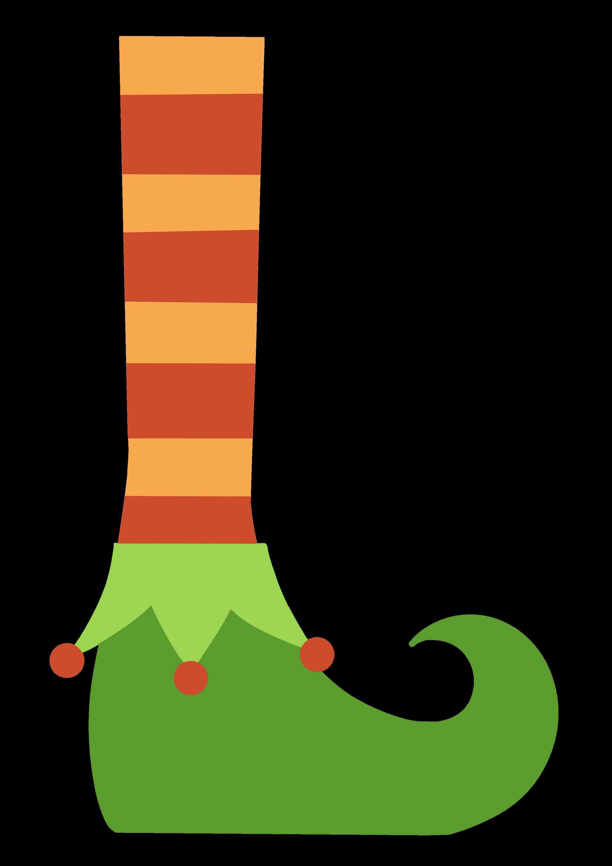 Elf Stockings with Red and Green Socks