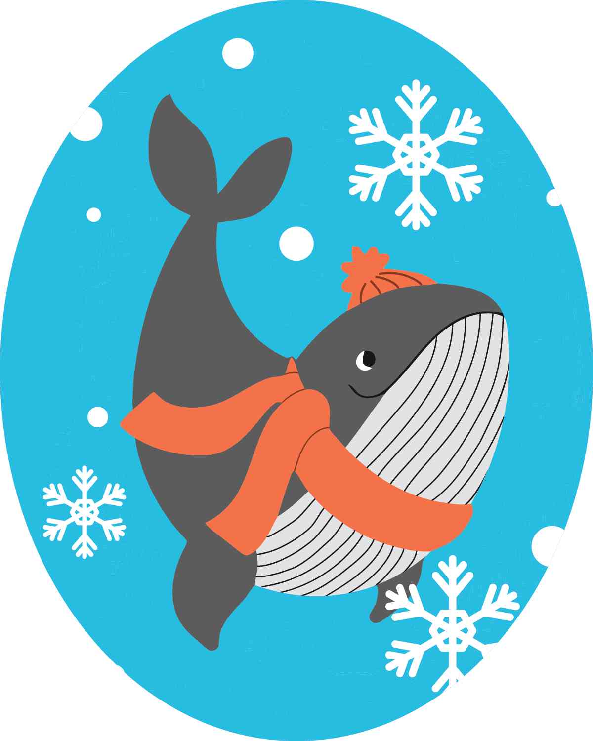 Whale Christmas Season