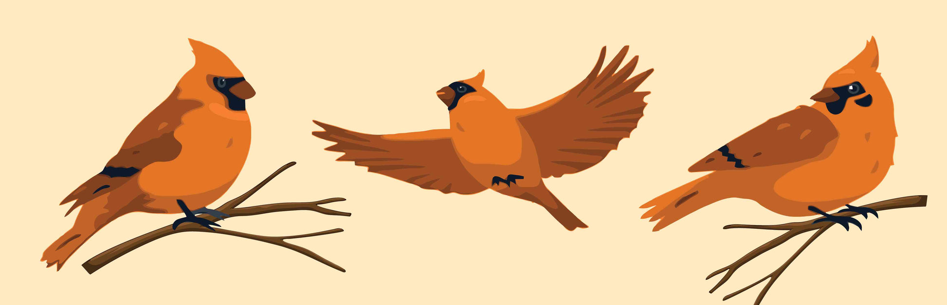 Three cardinals