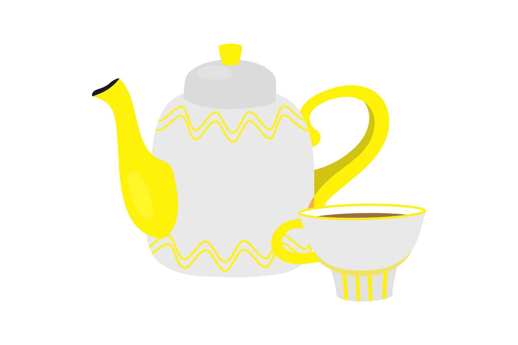 Timeless Yellow Tea Pot