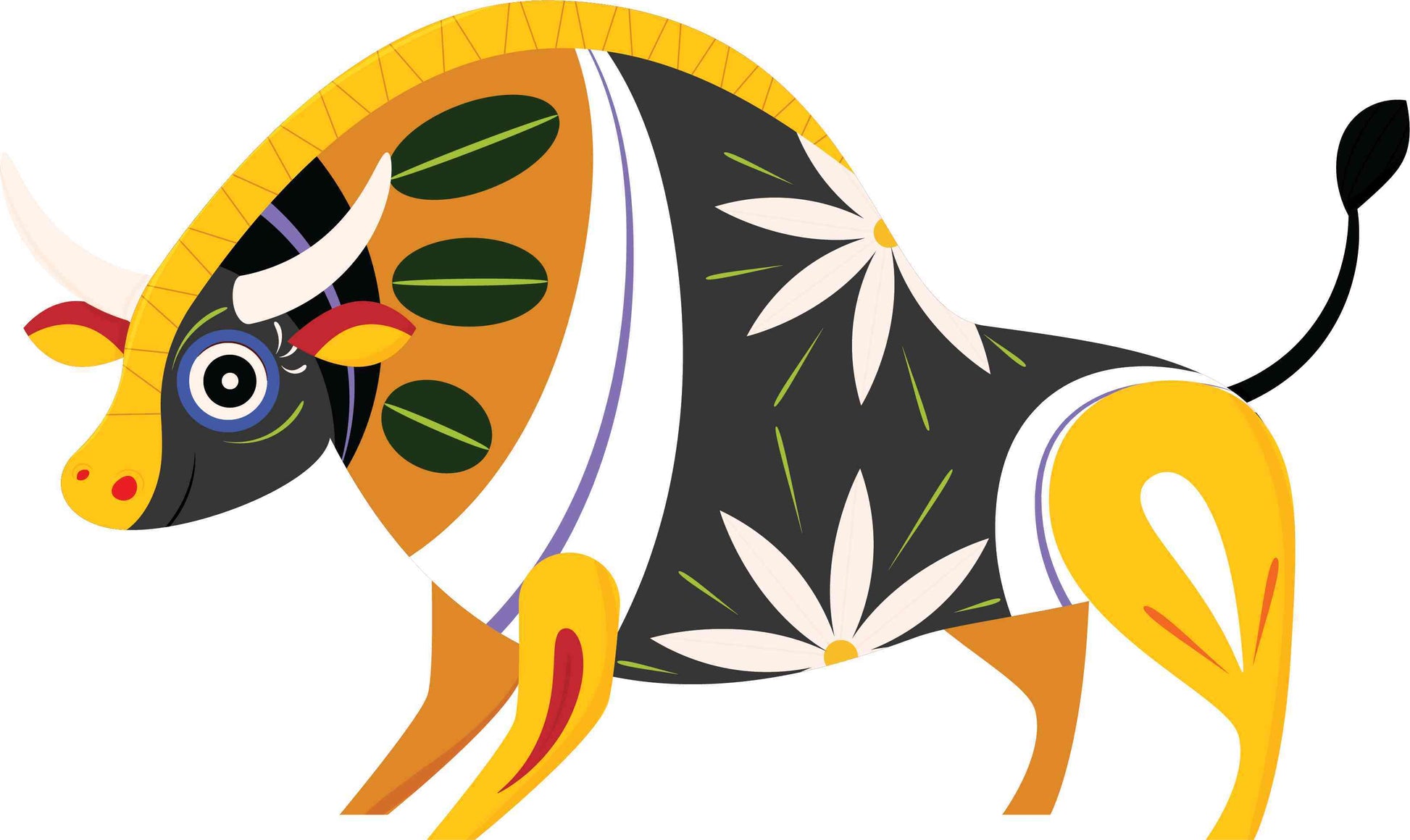 Colorful Bull
