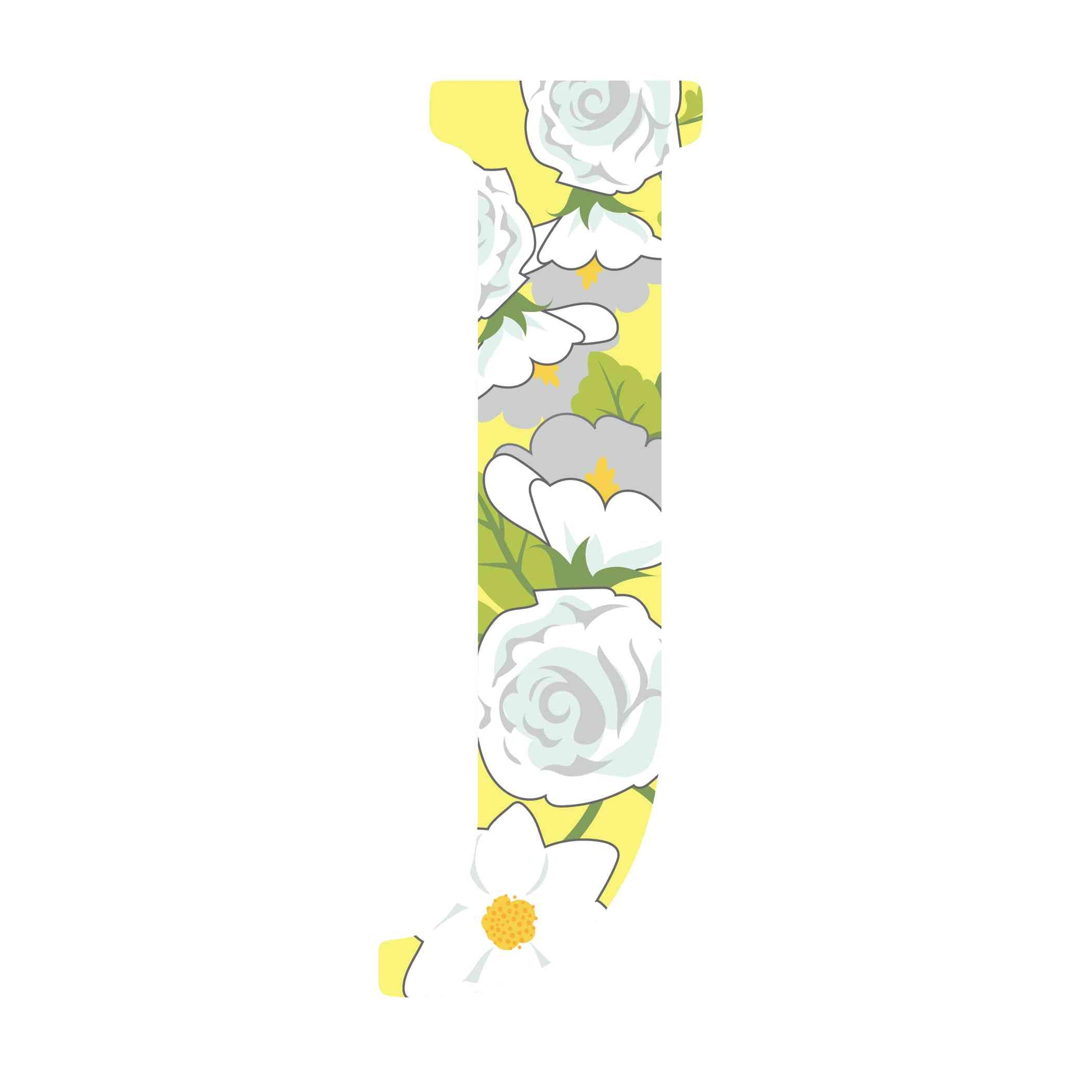 ""J"" Jasmine - Alphabetical Florals